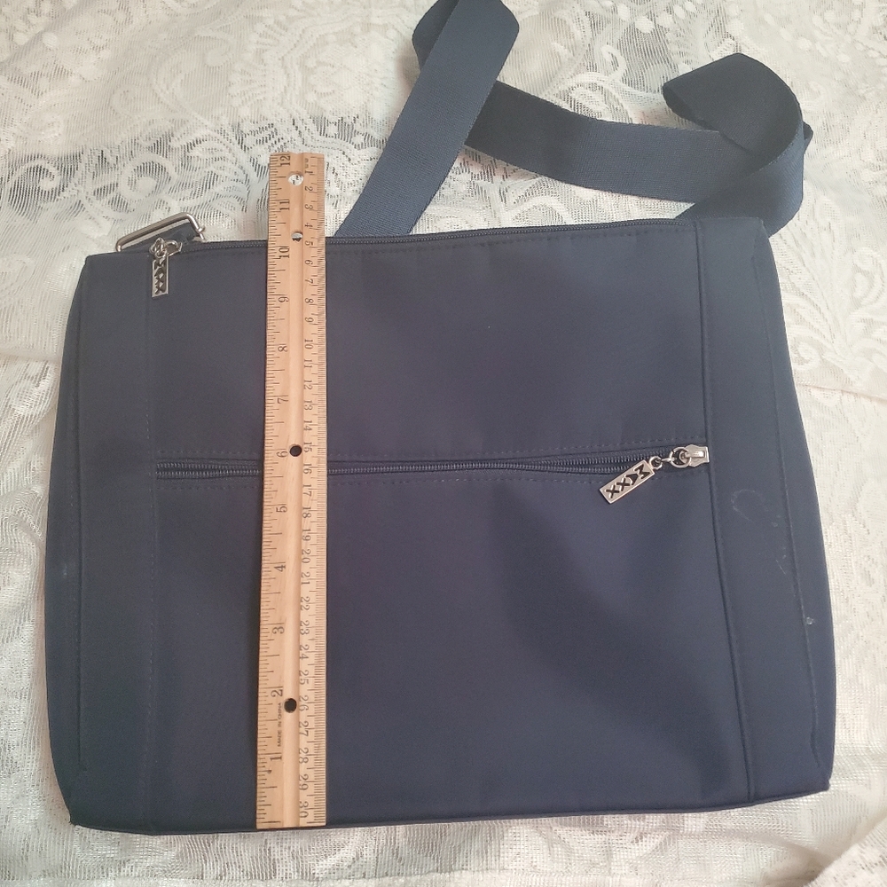 Maxx New York Crossbody Messenger Bag Navy Blue